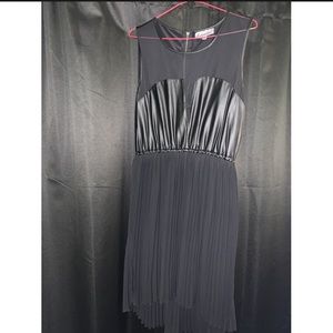 Black high low dress